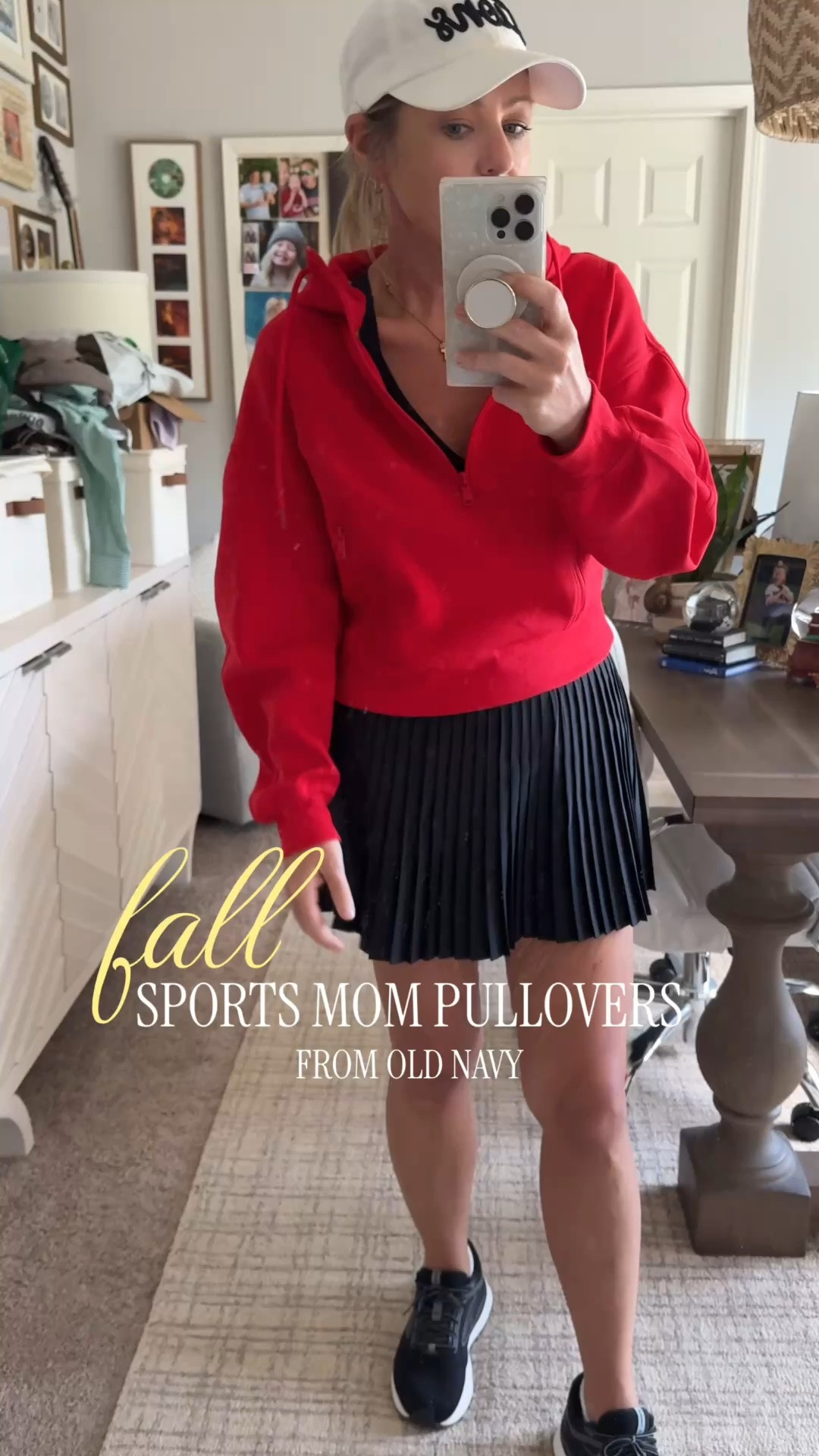 Ends today! 40% off + all these Old Navy pullovers — perfect for the fall sports mom. Some more than 50% off and cardholders get 50% off with code FIFTY. All come in a bunch of colors. 5’3” in a petite XS in all tops and a small in the target skort snd old navy striped leggings!

#LTKmomlife #LTKActive #LTKSaleAlert