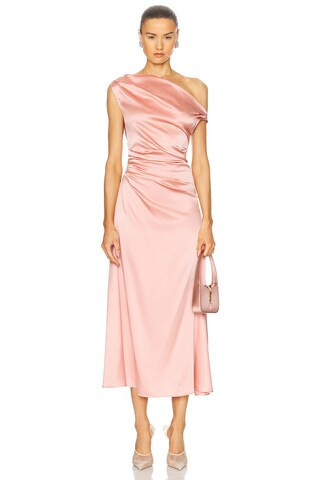Staud Phare Dress in Rose | FWRD 