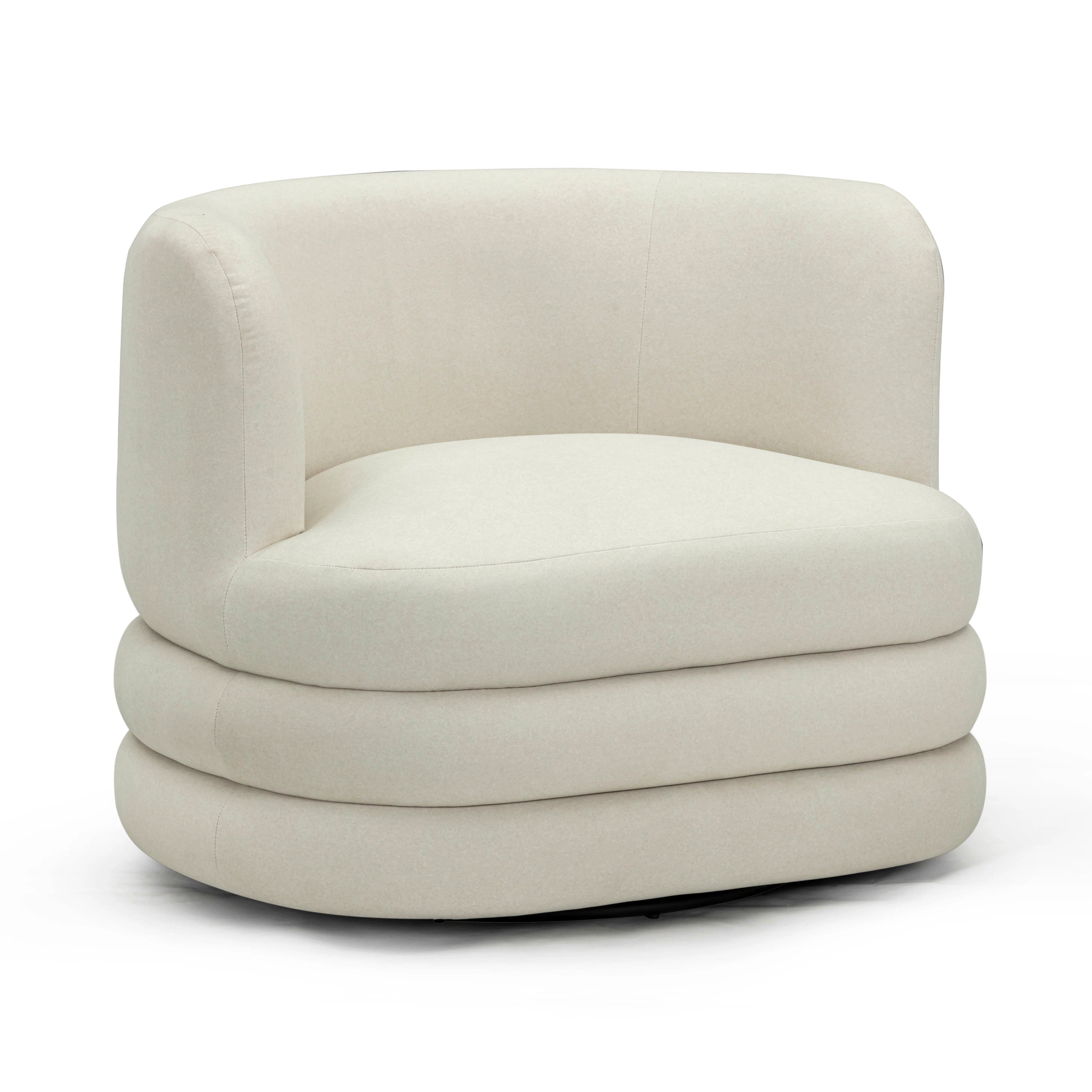 Astor Performance Faux Mohair Swivel Hotel Lounge Chair | TOV Furniture