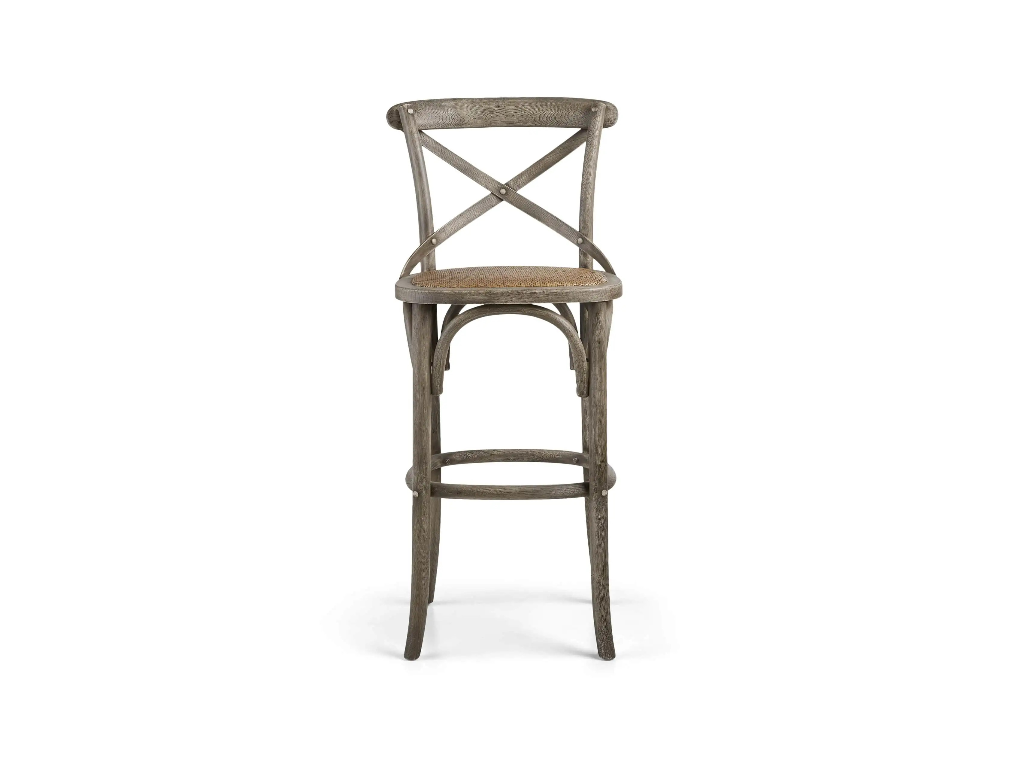 Cadence Barstool with Rattan Seat | Arhaus