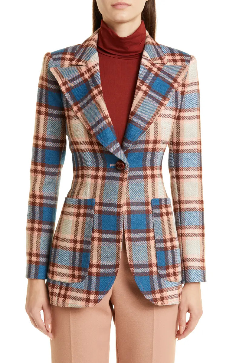 Smythe Plaid Wool Blazer | Nordstrom | Nordstrom