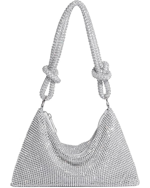 Rhinestone Purse for Women Evening Bag Glitter Sparkly Mini Handbags | Amazon (US)