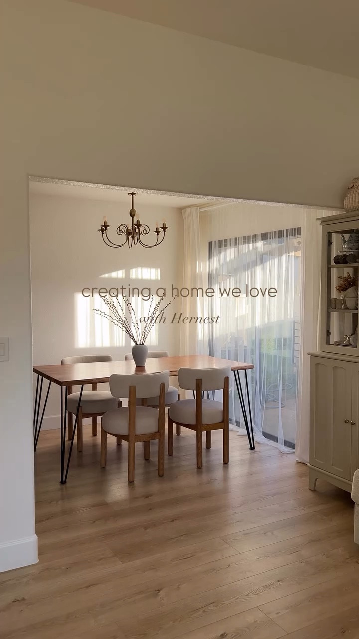 Slow mornings with Luna and our @hernest_official Camille Dining Chairs — simple, cozy, and so special ✨

They fit so beautifully into our space — light, timeless, and so well-crafted. They truly complete our dining area.

You can shop them through my link (link in bio)and enjoy up to $500 OFF SITEWIDE during the Easter Sale 🤍

#MyHernestHome #Hernest #CozyHome #HomeWithLove #LifestyleMoments SlowLiving MotherhoodMoments HomeAesthetics EverydayJoy MomLifeVibes