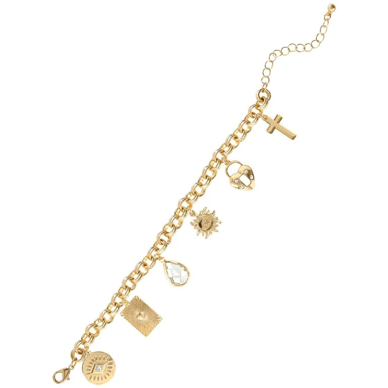 Jessica Simpson Base Metal Charm Bracelet | Walmart (US)