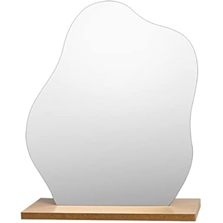 G.Dori Irregular Aesthetic Vanity Mirror Frameless, Decorative Desk Tabletop Acrylic Mirrors with... | Amazon (US)