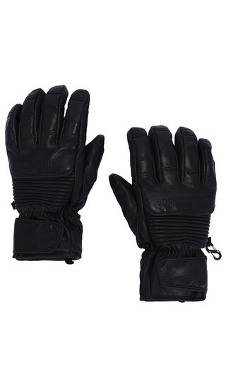 Leather Riding Gloves in Caviar | Revolve Clothing (Global)