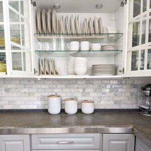 Textured Stoneware Kitchen Canisters w/ Wood Tops - White | West Elm (US)