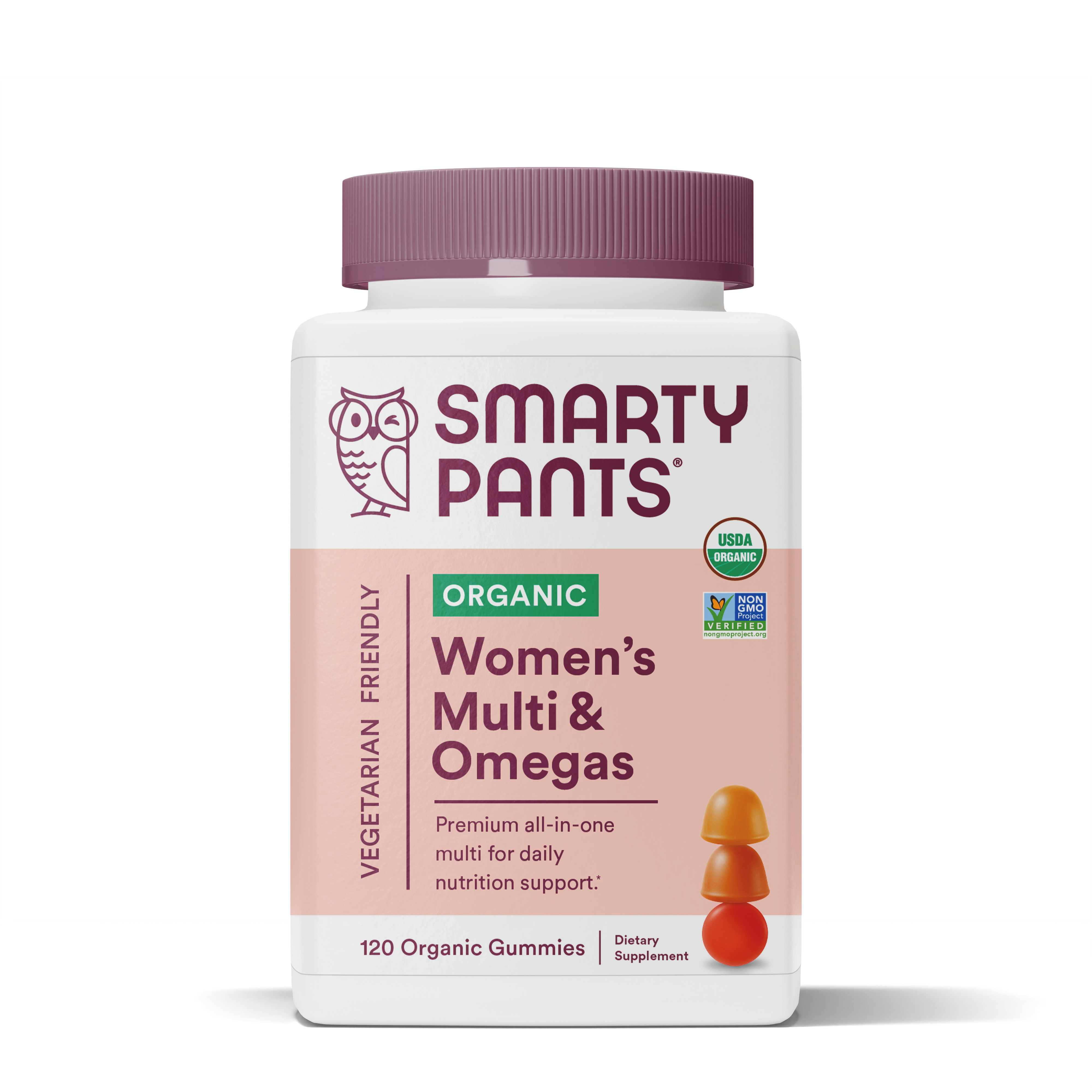 SmartyPants Organic Women's Multi & Omegas Gummies | Grove