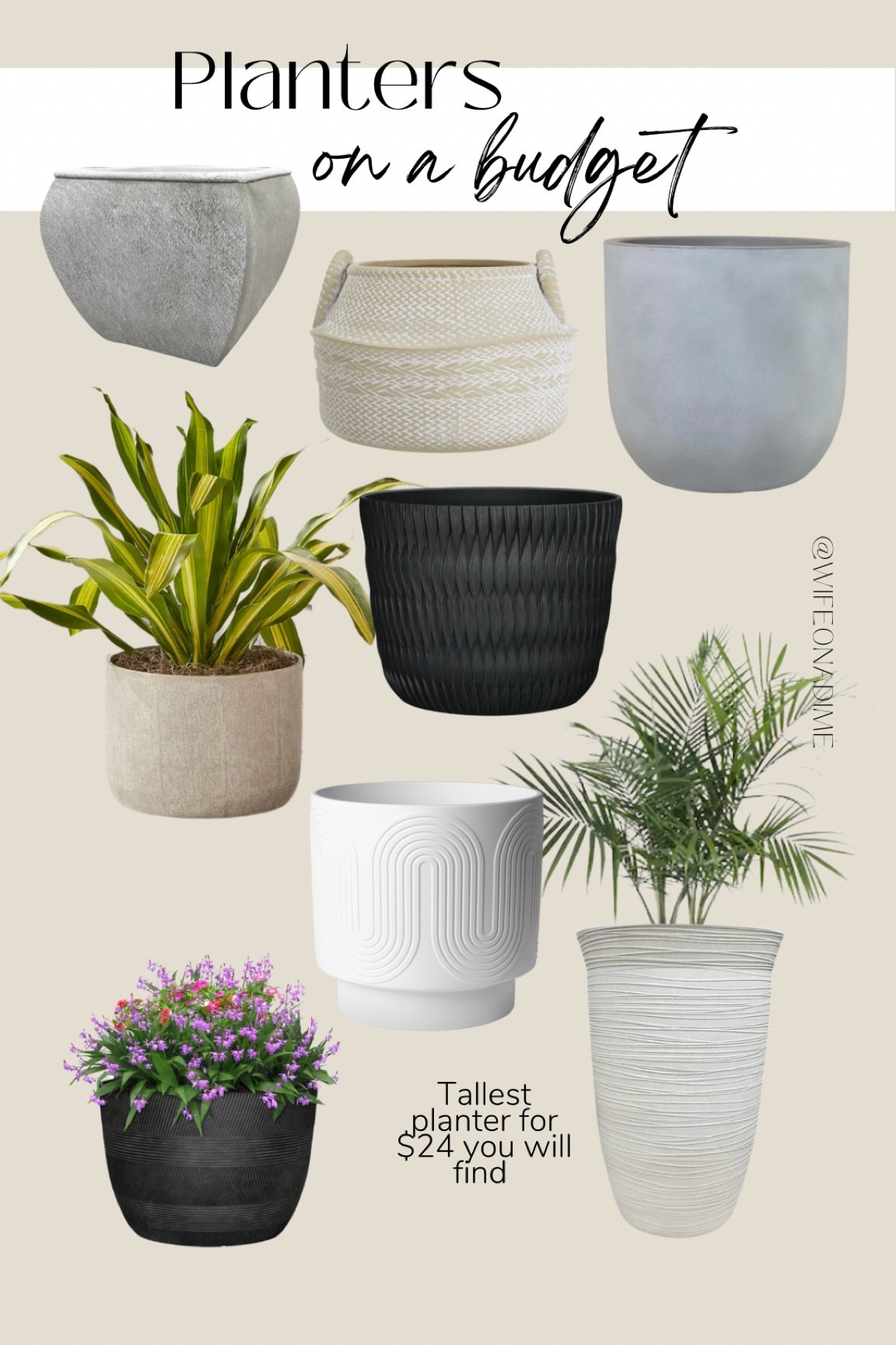 Walmart planters I love! 🪴 I own a few of them and the prices are unbelievable. @walmart #walmartpartner #walmarthome #walmart #iywyk 

#LTKunder50 #LTKhome #LTKSeasonal