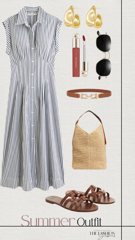 Summer Outfit | Striped Dress | Sundress | 

#LTKShoeCrush #LTKStyleTip #LTKSeasonal