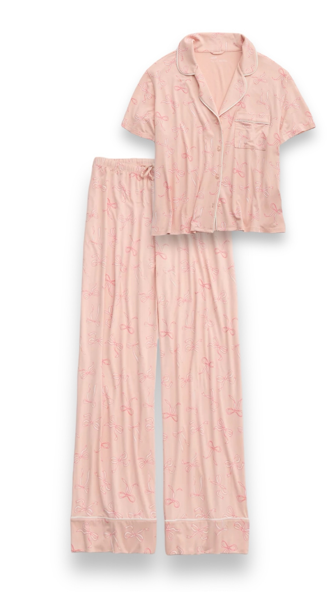 Pink bow pajamas! 