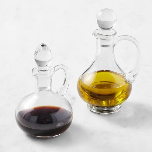 Glass Oil & Vinegar Cruet Set | Williams-Sonoma
