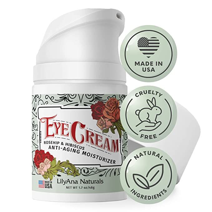 Amazon.com: LilyAna Naturals Eye Cream - Eye Cream for Dark Circles and Puffiness, Under Eye Crea... | Amazon (US)