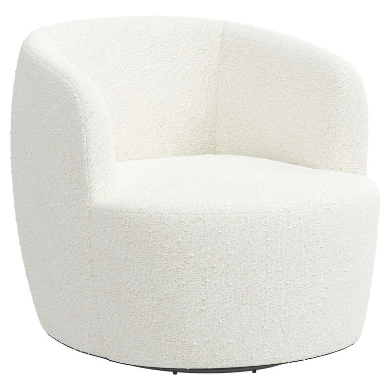 Chester Bouclé Swivel Chair | One Kings Lane