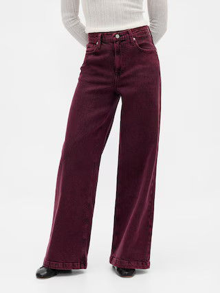 High Rise Stride Wide-Leg Jeans | Gap | Gap (US)