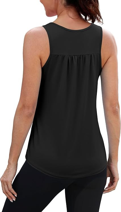 NIASHOT Workout Tank Tops for Women Racerback Loose Fit Yoga Top Sleeveless Gym Shirt Running Ath... | Amazon (US)