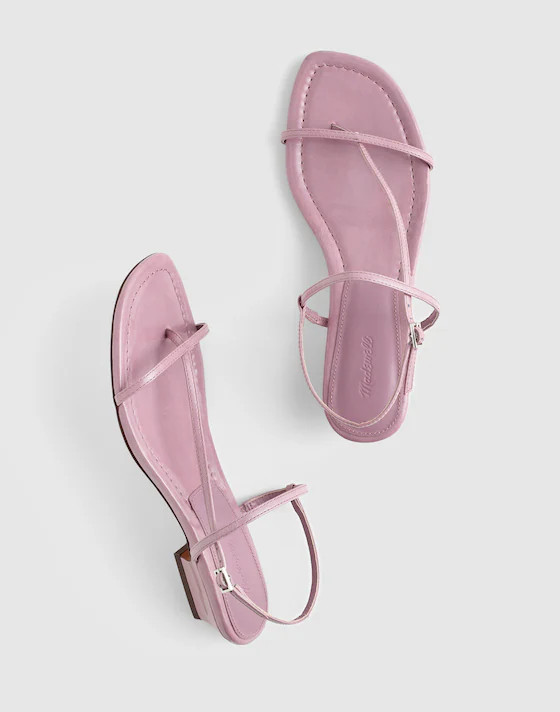 The Maycie Asymmetric T-Strap Sandal | Madewell