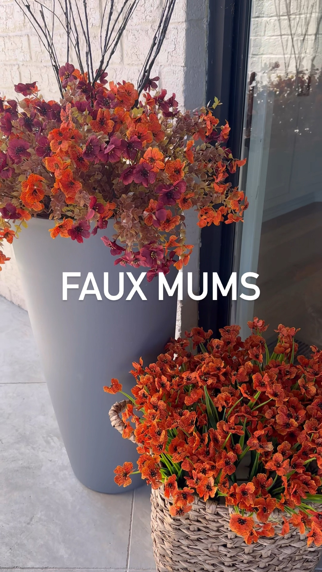 Faux mums to last all fall long 😍 I have the color “orange/brown” 

#LTKFallSale #LTKHome #LTKStyleTip