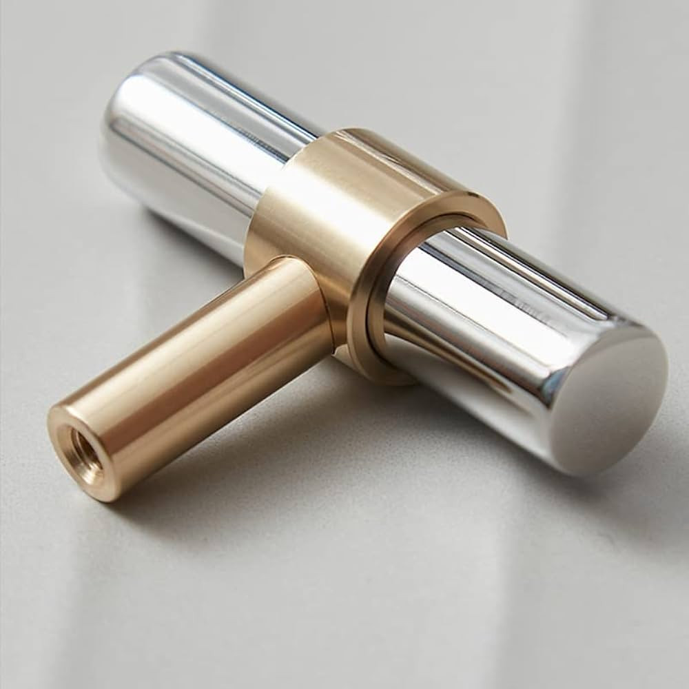 Modern Stainless Cabinet Drawer Knobs Silver Dresser Pulls Brass Kitchen Cupboard Door Knob Handl... | Amazon (US)