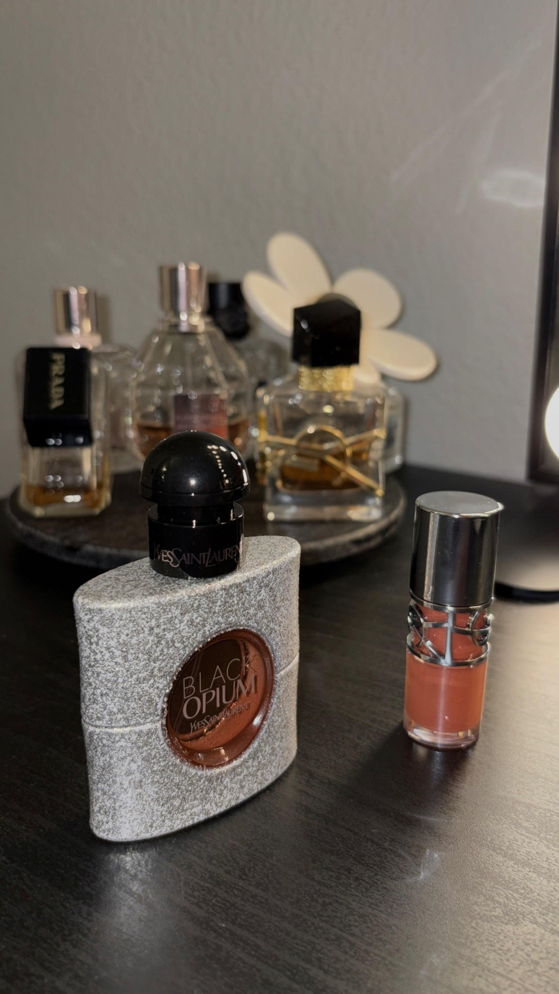 YSL glitter perfume & Loveshine lip gloss 

#LTKgrwm #LTKBeauty #LTKValentine