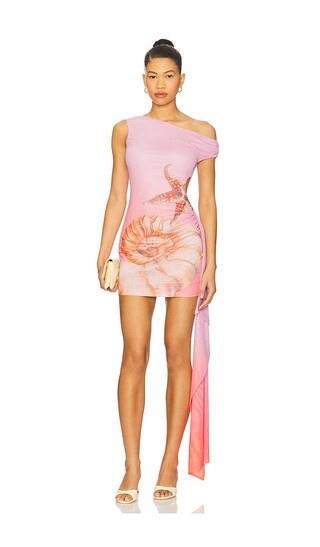 Runaway The Label Mara Mini Dress in Pink. - size S | Revolve Clothing (Global)