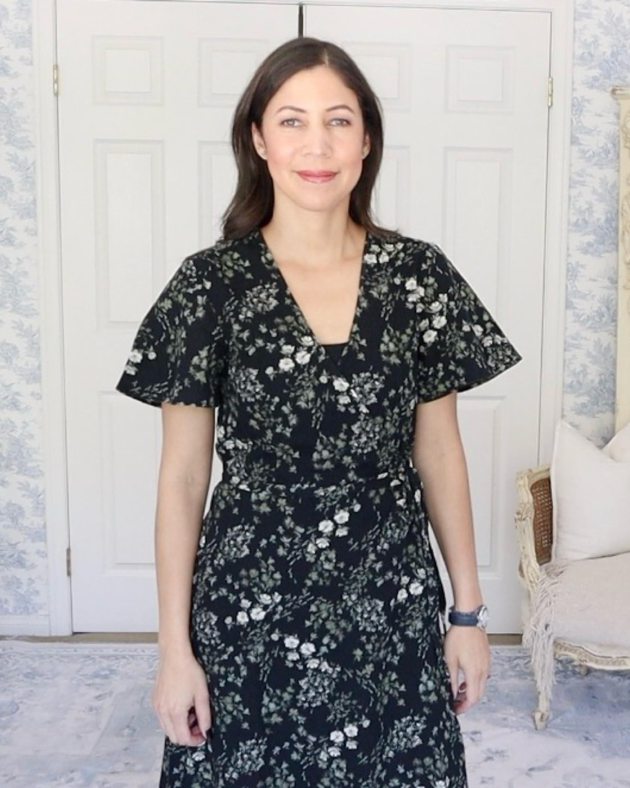 Today, I’m wearing the Pact Café Crepe Wrap Dress in Black Wildflowers, and I’m absolutely in love with it. 🌸 This dress is the perfect balance between practical and pretty! The thicker, wash-and-wear fabric makes it an effortless piece to wear on repeat, but its chic wrap design and delicate wildflower print give it an elegant touch that always looks presentable.

I’ve styled it with classic black ballet flats for a refined look today, but it pairs beautifully with riding boots for a more polished feel or even lug shoes for a trendy twist. I love how versatile it is for any occasion—whether running errands or meeting friends for coffee.

What would you pair it with? Let me know in the comments!

#LTKSeasonal #LTKFallSale #LTKStyleTip