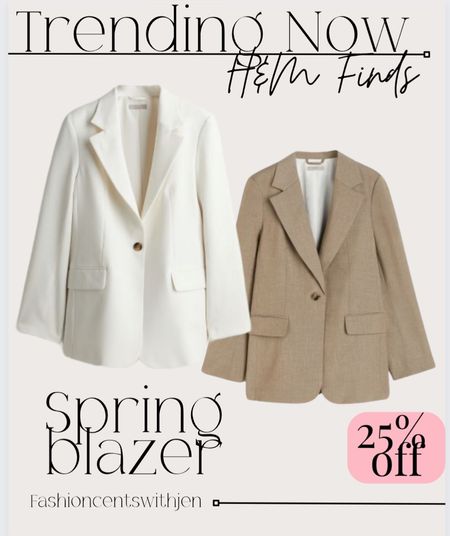 Hm spring finds! This lightweight blazer is $30'on sale right now! 


Hm finds
Hm blazer
Spring blazer
Spring cost
Spring trends 