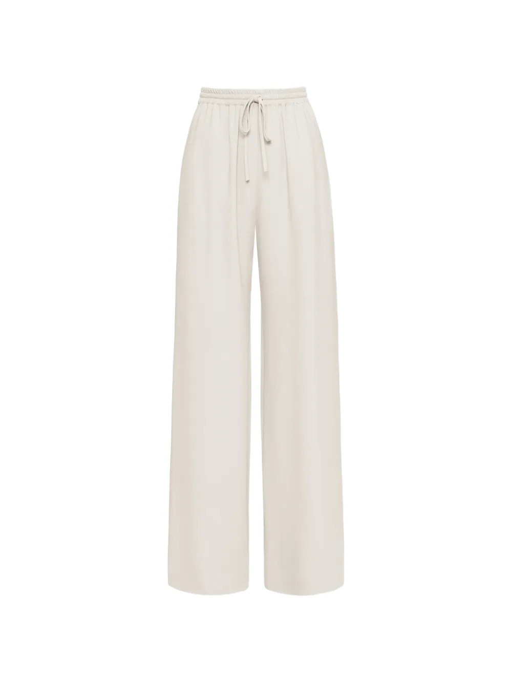 Oscar de la Renta silk georgette drawstring pant - Neutrals | Farfetch Global