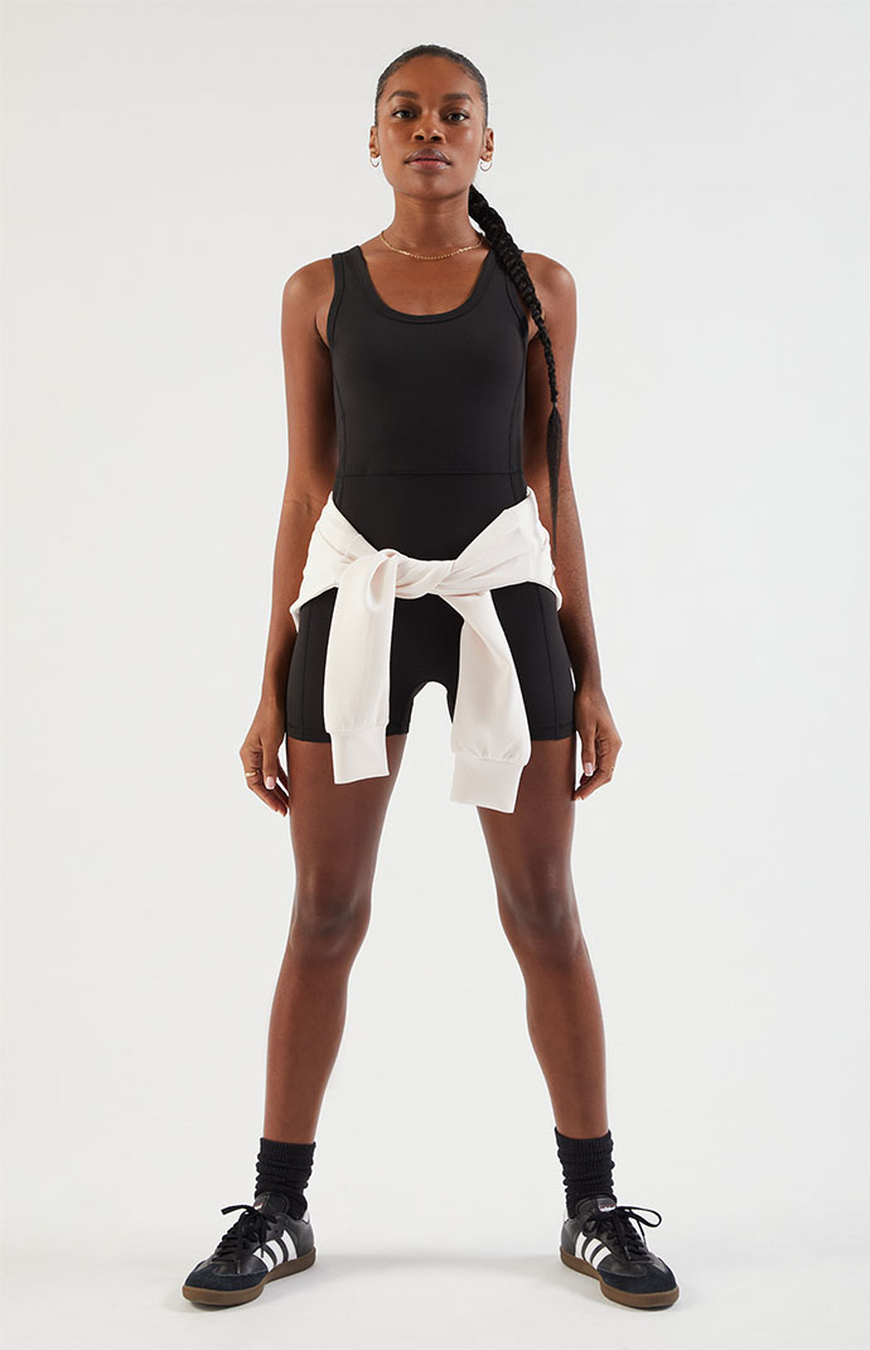 PAC 1980 PAC WHISPER Black Active Speedwalker Short Onesie MED SIZE | PacSun | PacSun