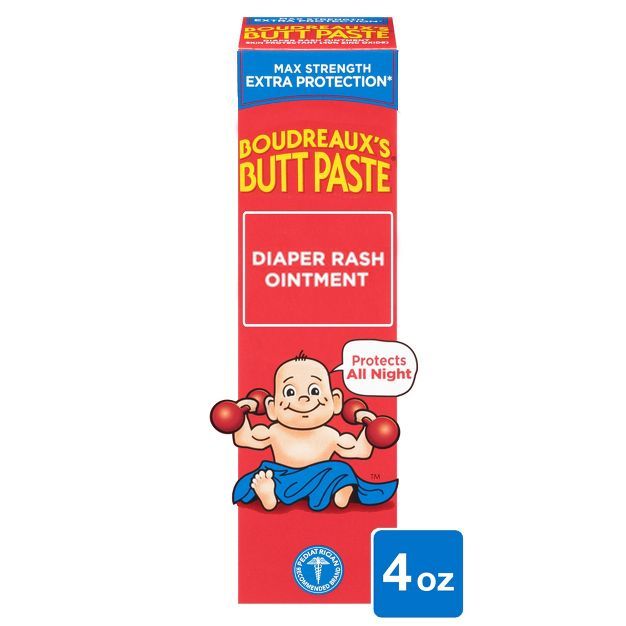 Boudreaux's BP Butt Paste Maximum Strength Diaper Rash Ointment - 4oz | Target