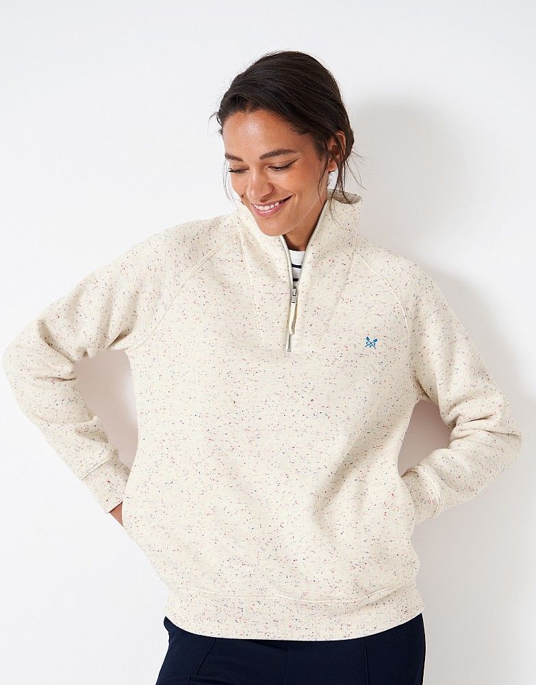 Women's Half Zip Sweatshirt from Crew Clothing Company | Crew Clothing (UK)