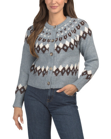 Ribbed Crew Neck Button Down Cardigan | Women | Marshalls | Marshalls