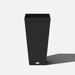 Veradek Midland 30 in. Black Plastic Tall Square Planter MV32B - The Home Depot | The Home Depot