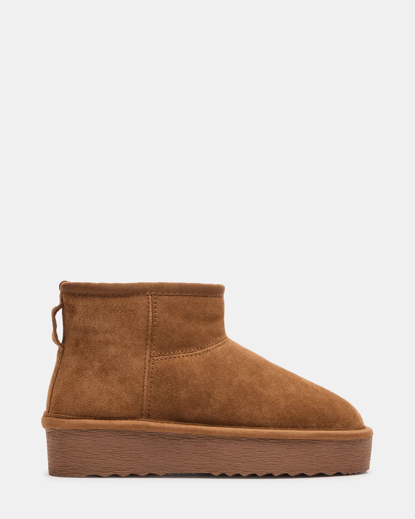 COMFY Chestnut Suede Women's Ankle Boot | Steve Madden (US)