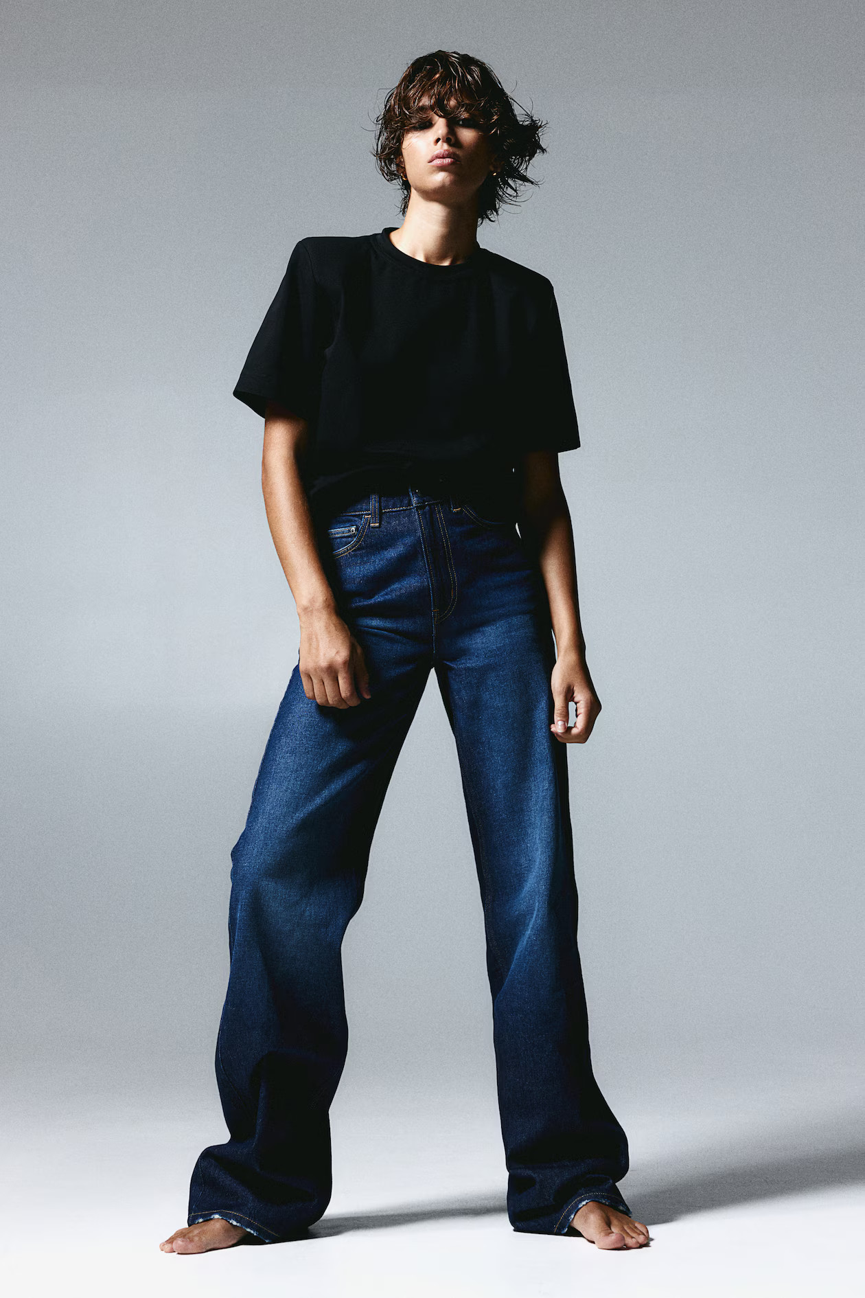 Ava Ultra High Rise Wide Leg Jeans | H&M (US + CA)