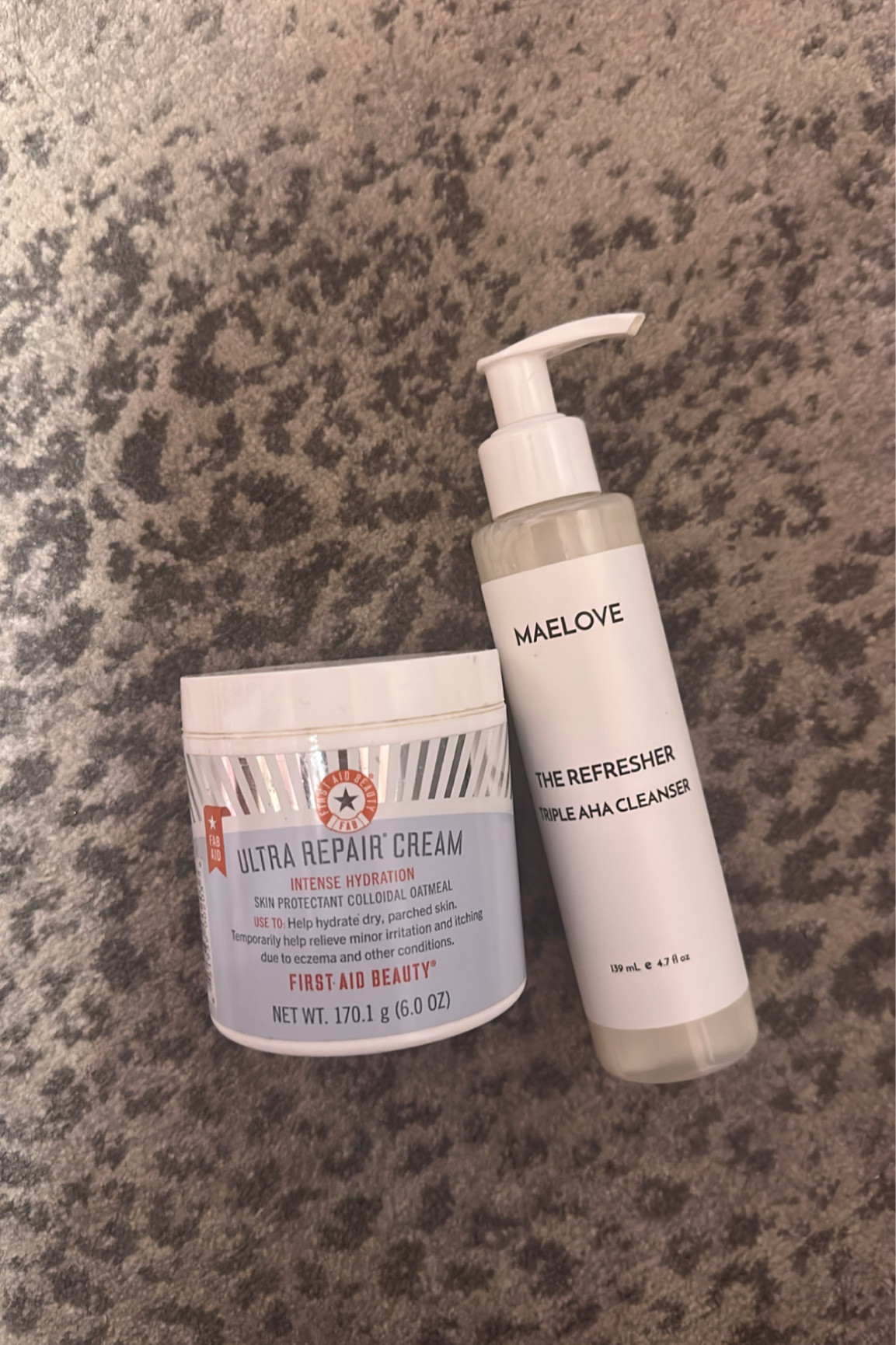 Simple but effective skincare Maelove cleanser and first aid beauty moisturizer 

#LTKunder50 #LTKFind