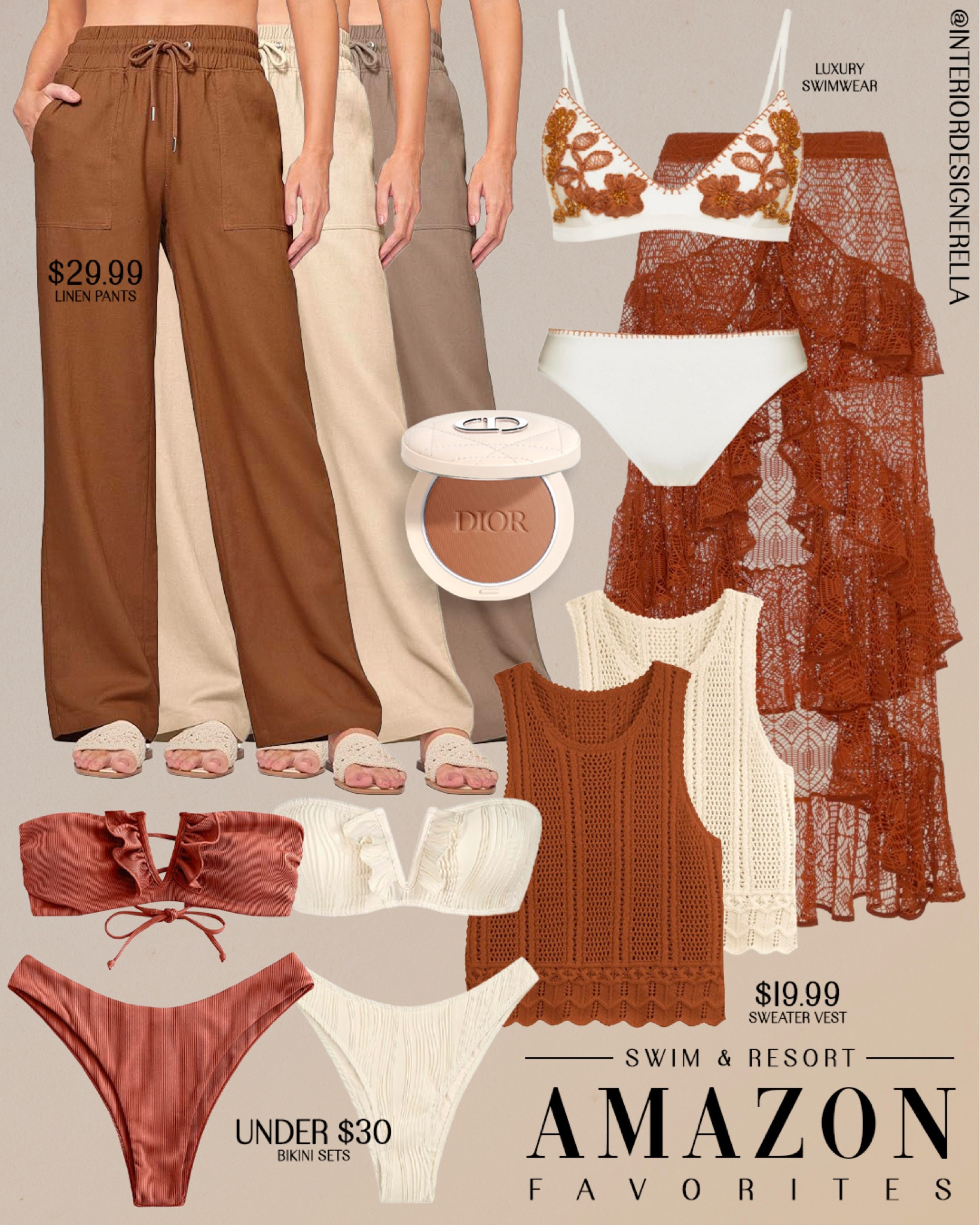 $19.99 Amazon sweater vests + $29.99 Amazon linen pants!✨ Share this post with a friend!!🤗 Click on the “Shop OOTD Collages” collections on my LTK to shop this post and more!🤗 Have an amazing day!! Xo!!

#LTKSwim #LTKFindsUnder50 #LTKFindsUnder100