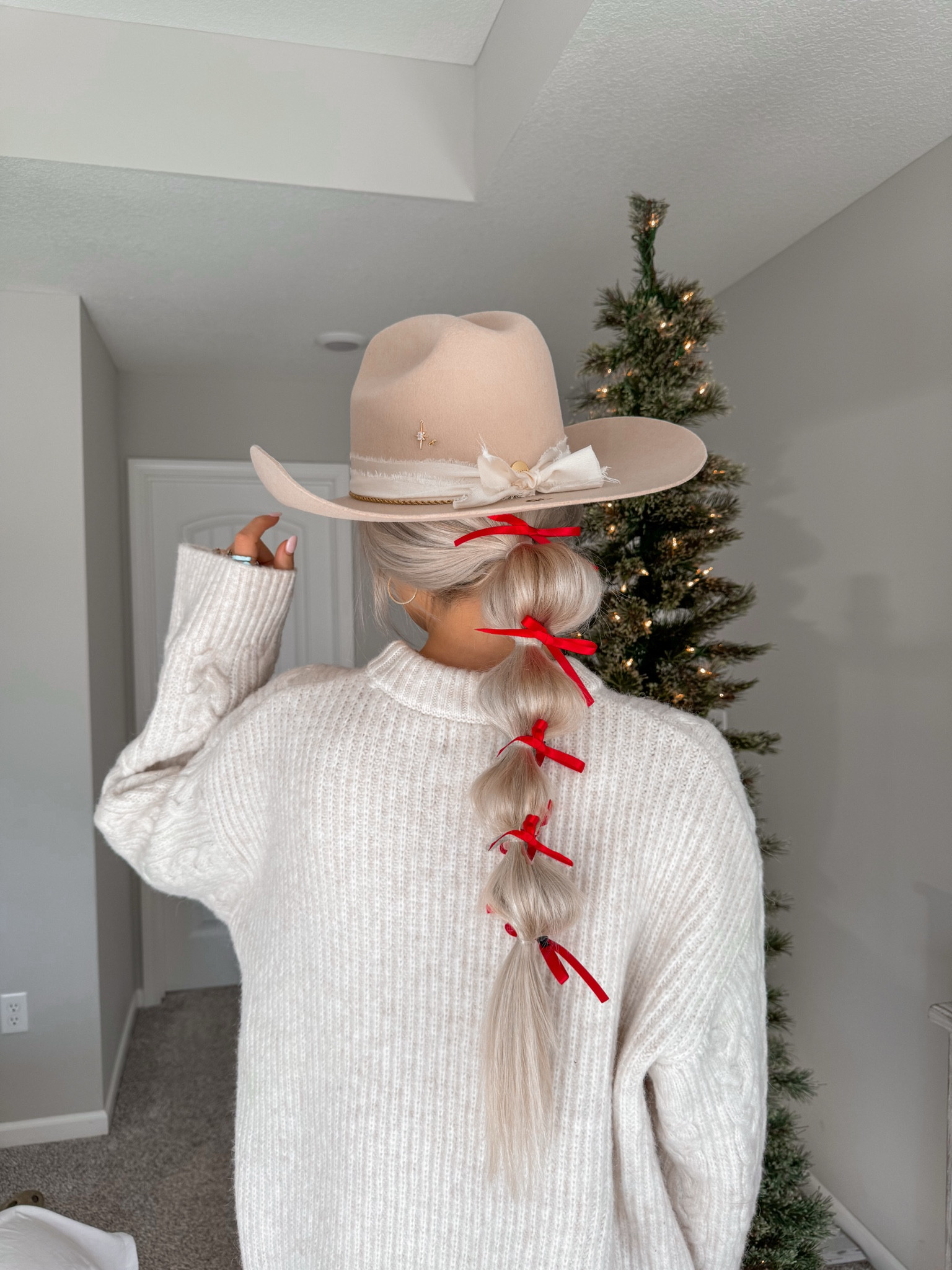 mini hair bows :) my hat was made custom but linking the plain hat w no added pieces (use code KIRAMAE15)

#LTKStyleTip #LTKSeasonal #LTKHoliday