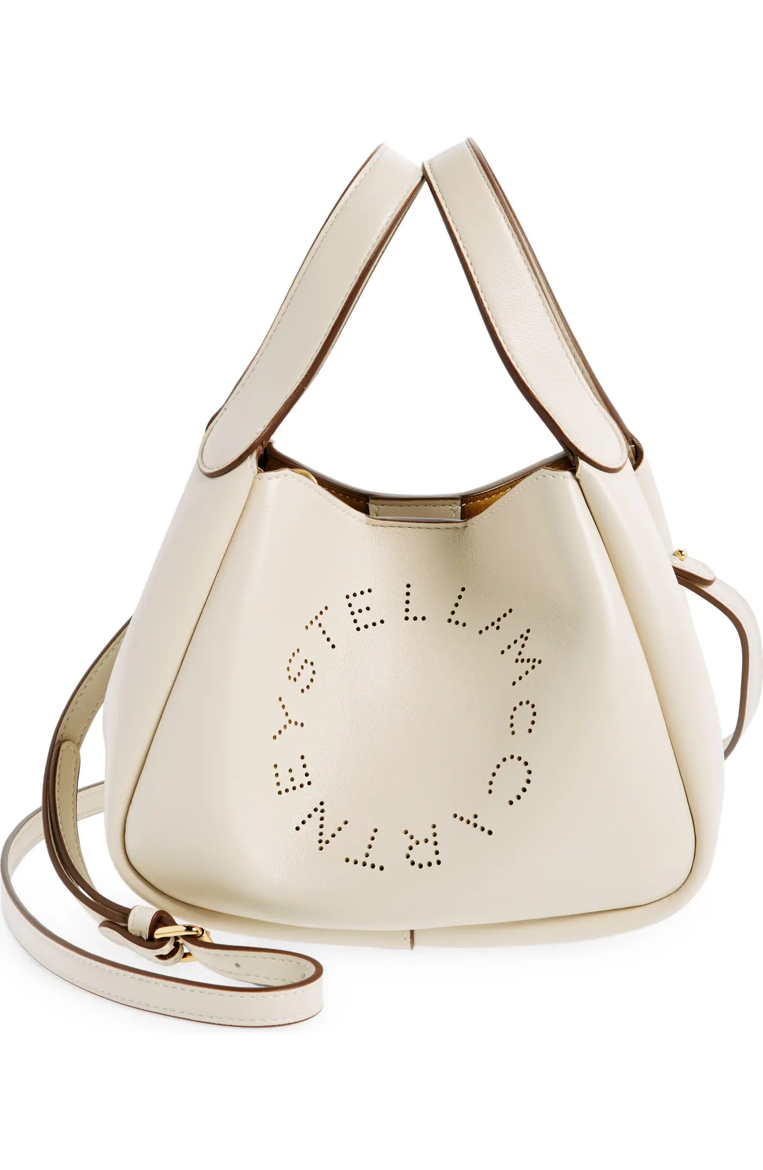 Stella McCartney Logo Faux Leather Top Handle Bag | Nordstrom | Nordstrom