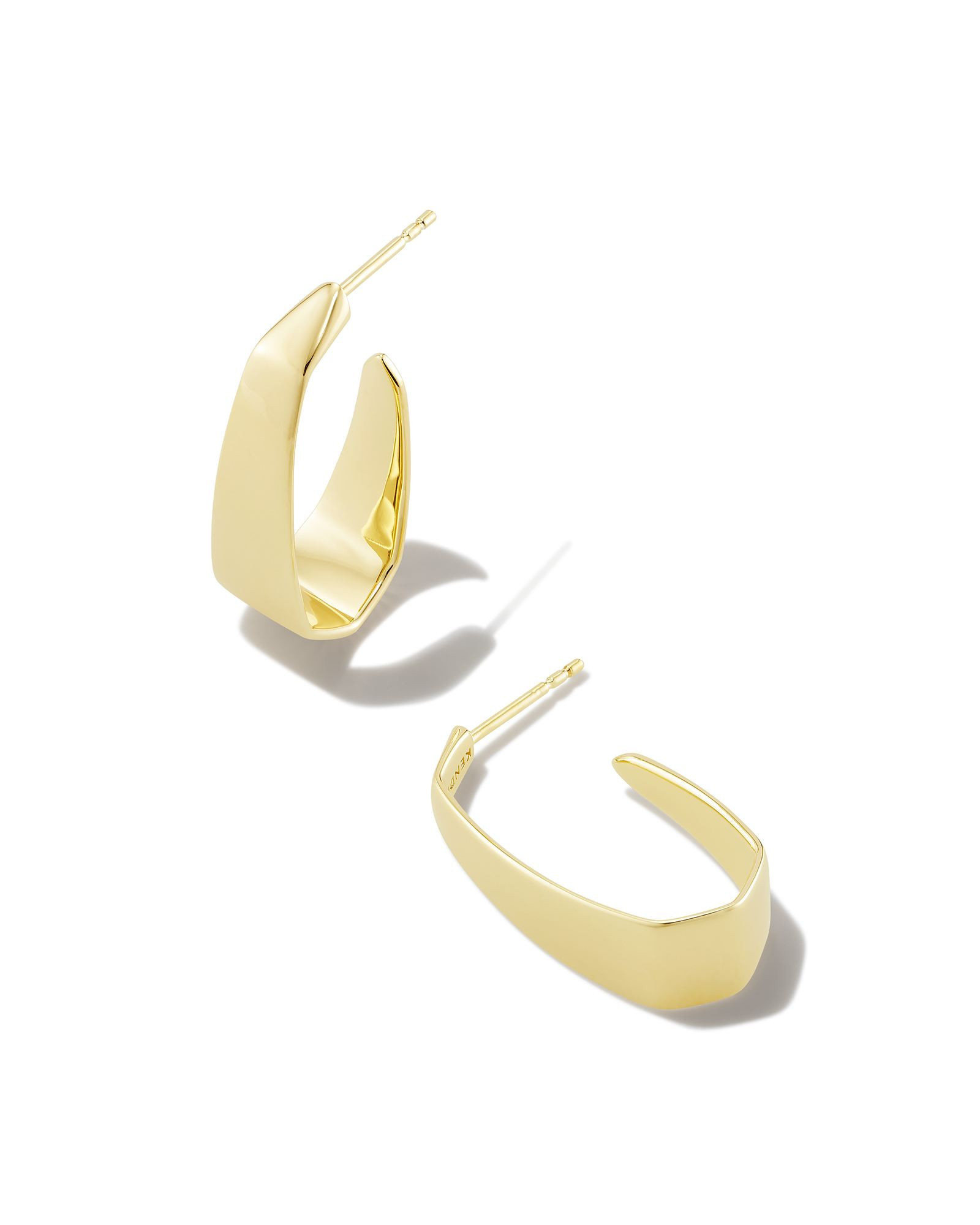 Kendra Scott Cadence Hoop Earrings in 18k Gold Vermeil | Metal | Kendra Scott