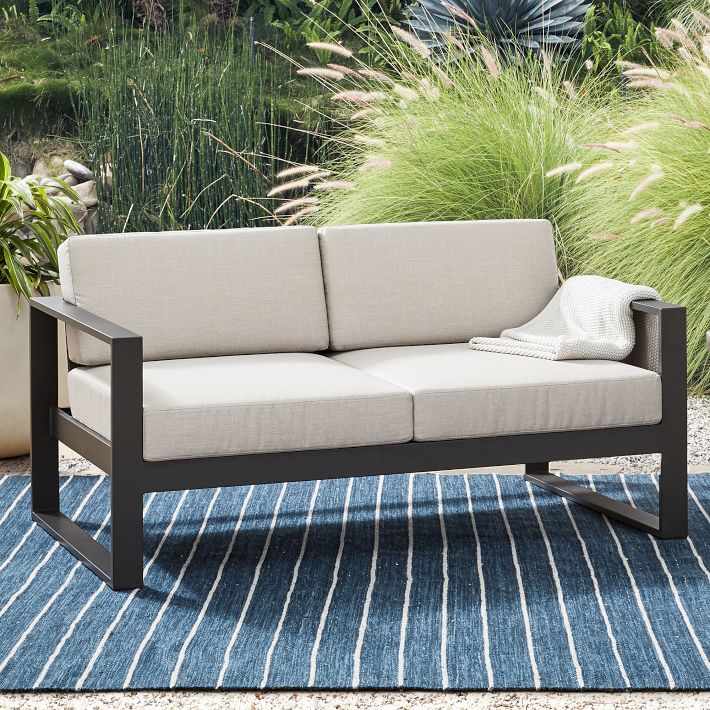 Portside Aluminum Outdoor Sofa (62"–72") | West Elm (US)