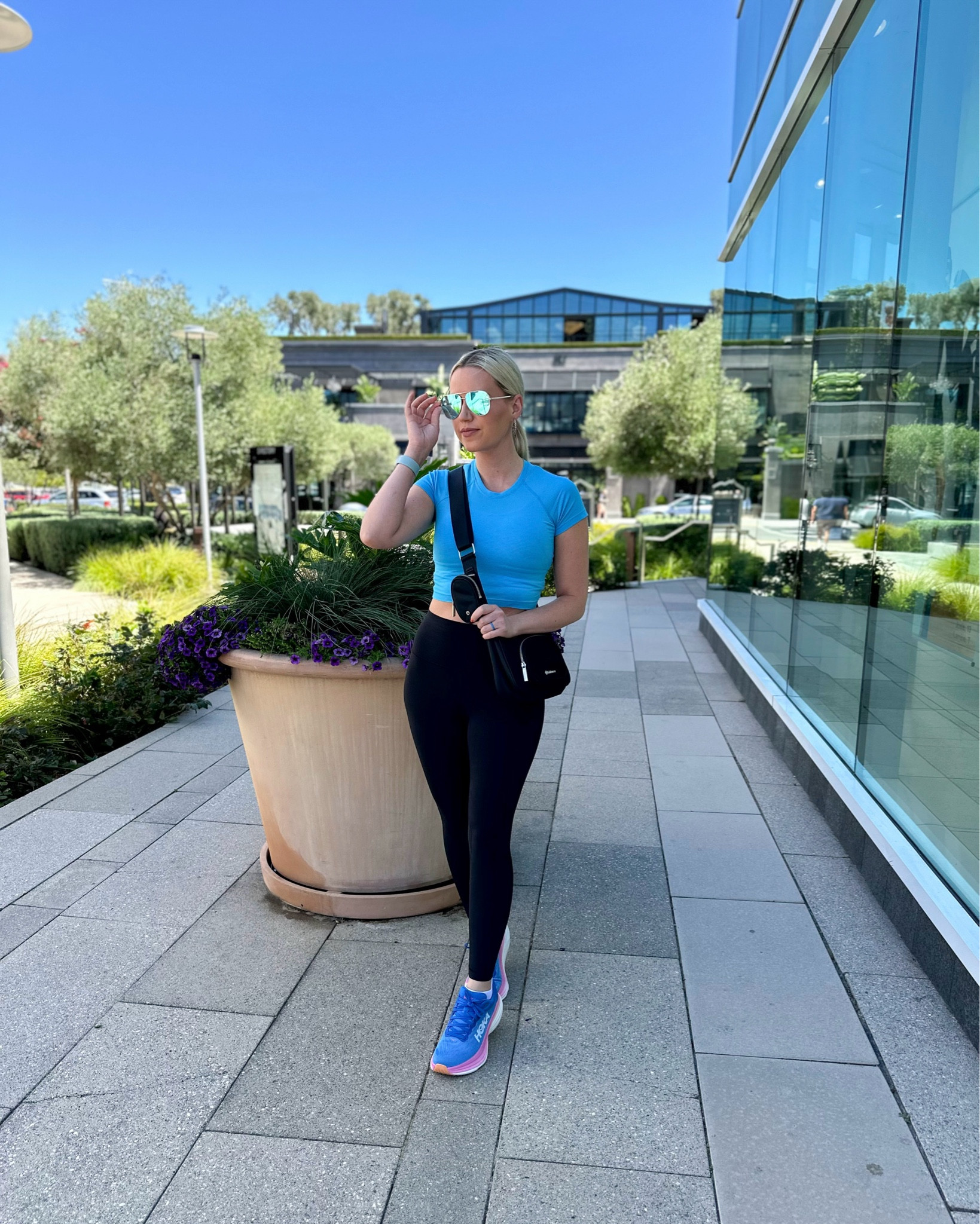 Top: Kayak Blue Light, 6
Sports Bra: Kayak Blue Light, 8
Leggings: Black, 4
Sneakers: 9.5

Athleisure | Activewear | Fitness | Lululemon Align Leggings | Lululemon Swiftly | Cropped T-Shirtt

#LTKFitness #LTKActive