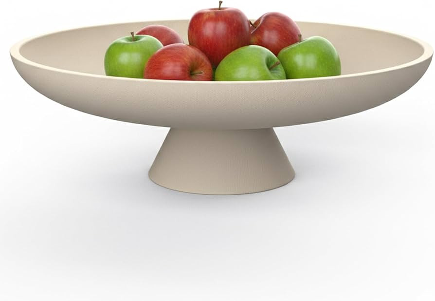 Concrete Decorative Bowl, 12" Modern Fruit Bowl for Kitchen Counter | Amazon (US)