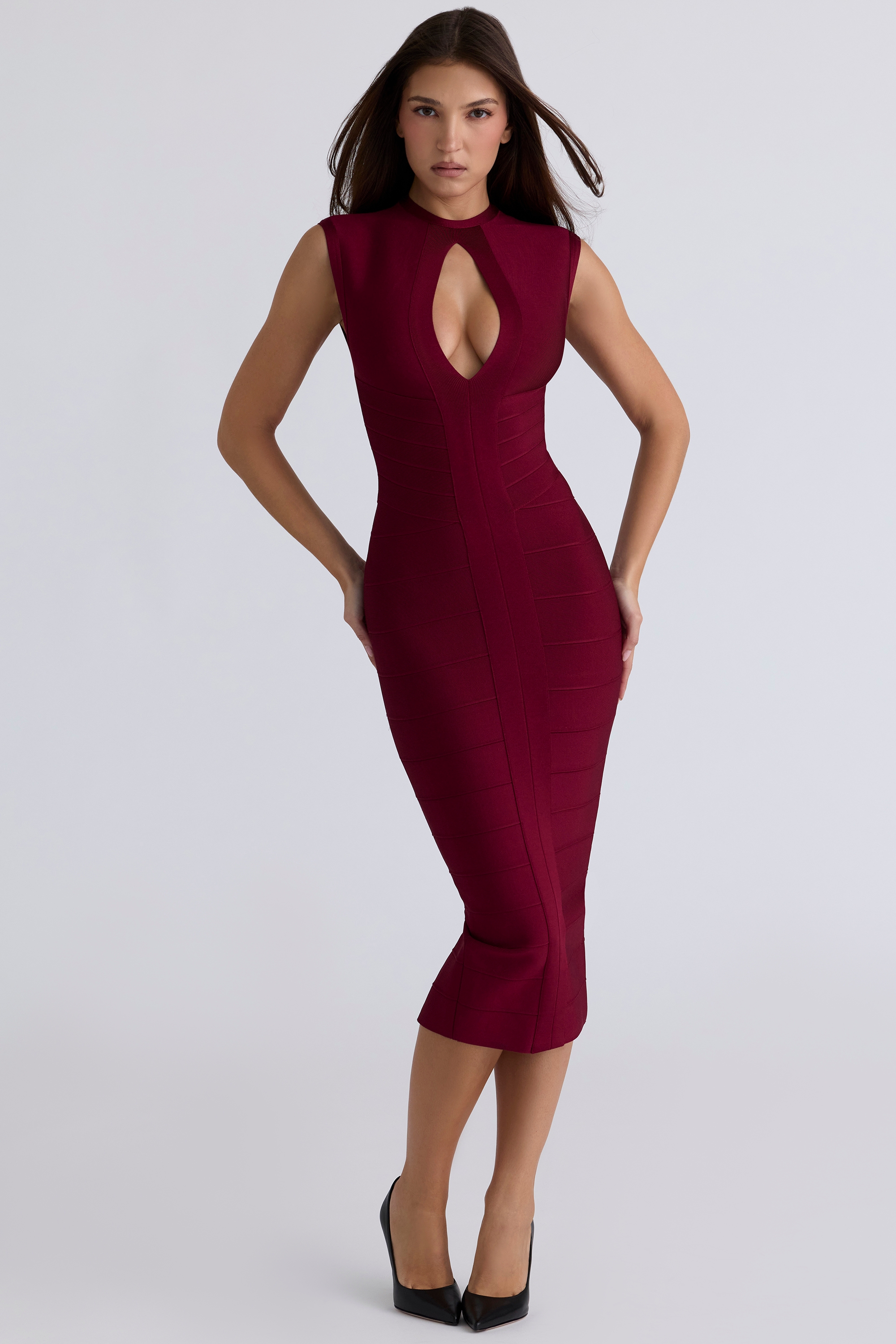 ruby bandage midi dress | House of CB