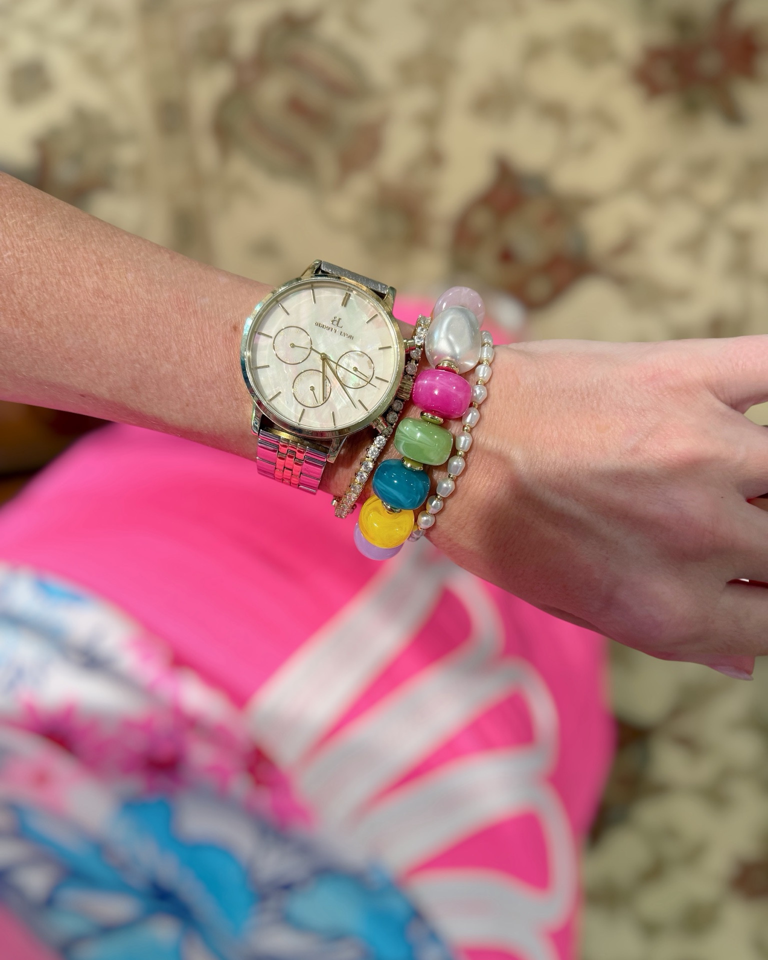 Pink & Blue Lilly Pulitzer Summer Outfit 💖🩵

Wearing the Lilly Pulitzer Gleeson Knit Top paired with the Michelina Mini Skort for a bright and colorful summer look! The floral print and vibrant pink combination is such a fun, feminine statement. I finished the outfit with white bow espadrille wedges, a classic white headband, and colorful stacked bracelets for the perfect preppy summer style. 🌸🎀☀️

The Gleeson Knit Top runs true to size, and the Michelina Mini Skort is such a cute everyday piece that can easily be dressed up or down. Perfect for brunch, vacation, shopping, summer parties, and resort wear!

Lilly Pulitzer Gleeson Knit Top, Lilly Pulitzer Michelina Mini Skort, preppy summer outfit, pink and blue outfit, colorful fashion, resort wear, vacation style, espadrille wedges, feminine style, summer outfit inspiration 💕🩵🌸
#LillyPulitzer #PreppyStyle #SummerOutfit #ColorfulFashion #LTKStyleTip

#LTKOver40 #LTKootd #LTKPetite