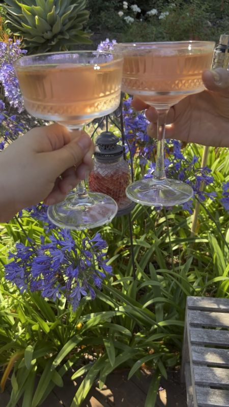 Make Summer days fancier with rose shaped pink lemonade and art deco glasses 🥂🩷☀️ Just add rosé or stick with pink lemonade 

#LTKhome #LTKFind #LTKunder50
