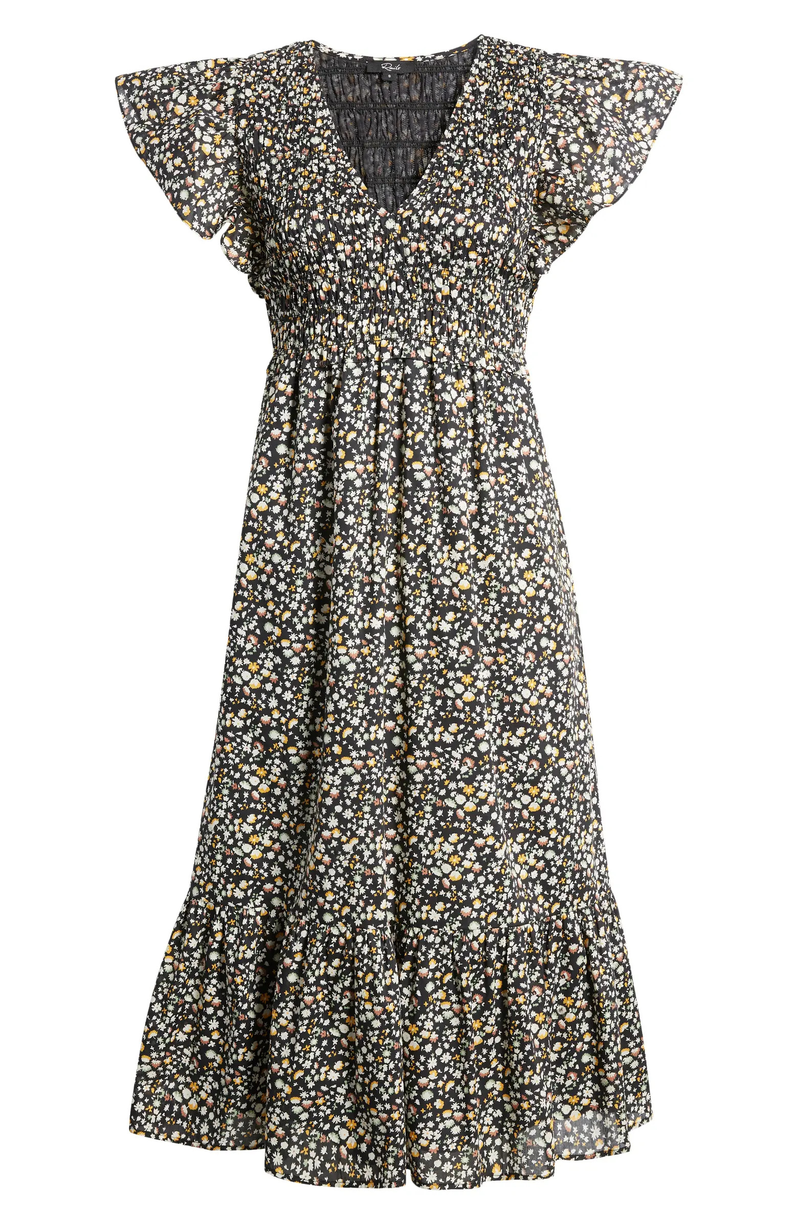 Rails Clementine Floral Smocked Cotton Dress | Nordstrom | Nordstrom