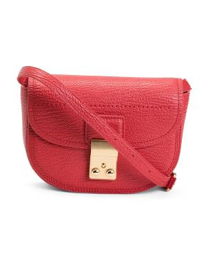 Leather Pashli Mini Saddle Convertible Crossbody Belt Bag | TJ Maxx