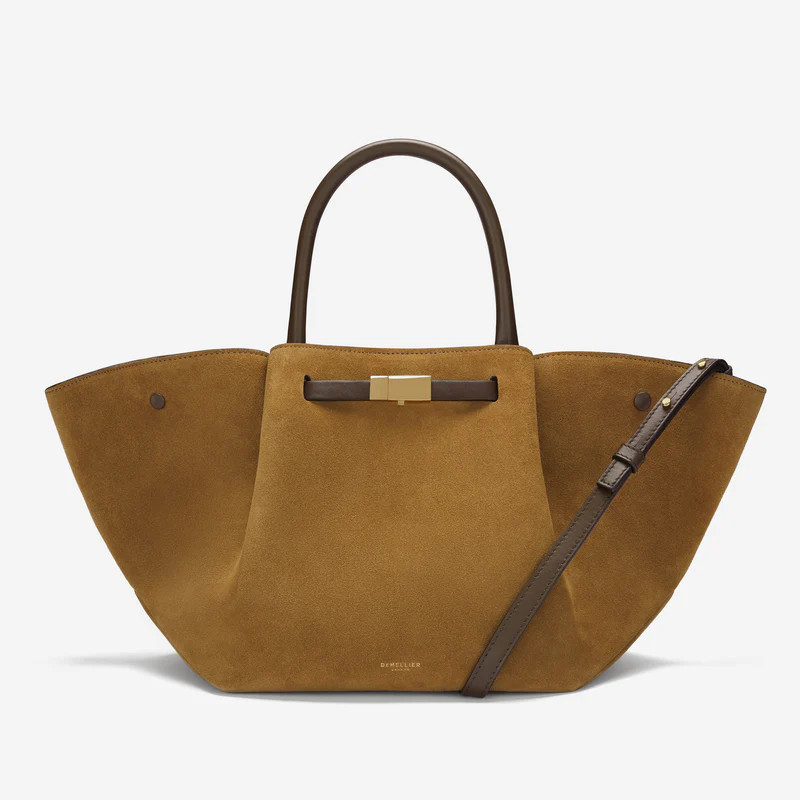 The Midi New York | Caramel Suede & Mocha Smooth | DeMellier | DeMellier