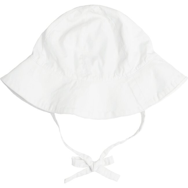 Minnow | (White Sun Hat, Size 18-24M) | Maisonette | Maisonette